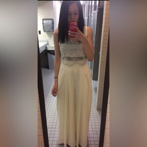 Love Ivory Lace Crop Top